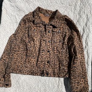 Time and Tru Leopard print Jacket size 20 XXL